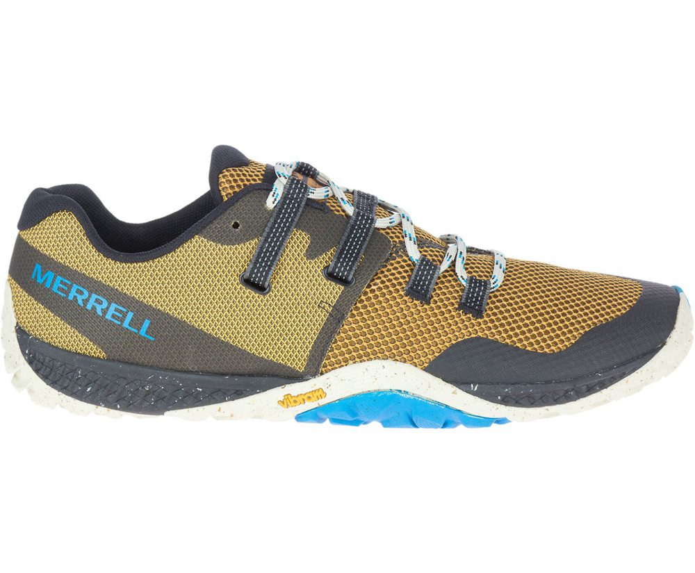 Buty Sportowe Merrell Męskie Brązowe/Czarne - Trail Glove 6 - 410568-DRP